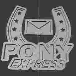 mouthwashing pony express badge patch