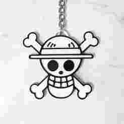 Mugiwara Jolly Roger Keychain One Piece