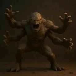 Multi-Armed Monster STL – Terrifying Creature 3D Model