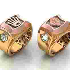 Multi piece men s ring