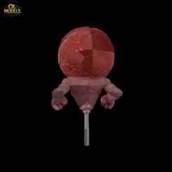 Muscular Lollopop Figure 3D Model