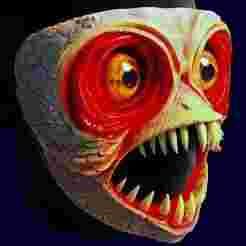 mutant piranha fish mask