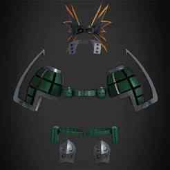 My Hero Academia Bakugo Full Armor and Grenadiers for Cosplay