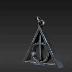 Mystical Geometric Symbol Keychain Charm - Ancient Relic Inspired 3D Print Model