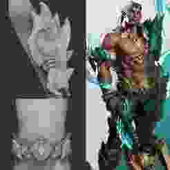 Namor's Belt and arm Armor - Marvel Rivals
