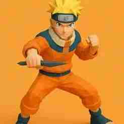 Naruto Action Figure Low Poly - Naruto Anime
