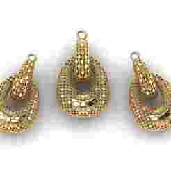Necklace and earrings set