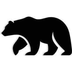 Negative space forming animals 2 - 2D/3D Wall Art STL+SVG For CNC Router, Plasma, Waterjet, Laser & 3D Printer