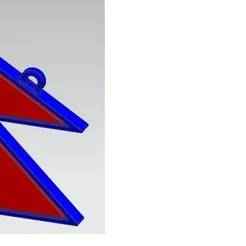 Nepal flag keychain