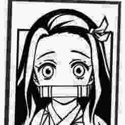 Nezuko Kamado Demon Slayer keychain
