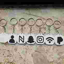 NFC Tag Keychains