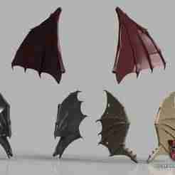 Night Lord Space Marine Wings 1:1 Replica Cosplay