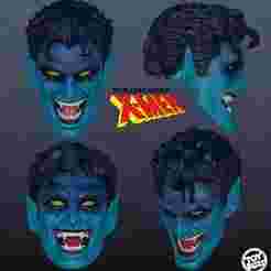 Nightcrawler custom head for marvel legends