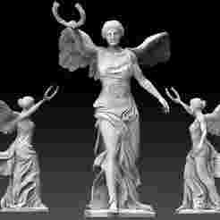 Nike of Samothrace – Full Reconstruction STL 3D Model
