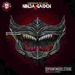 Ninja Gaiden 4 Cosplay Mask - Onimusa - Samurai - Game