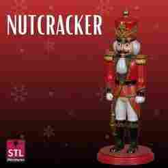 Nutcracker STL – Classic Holiday Sculpture