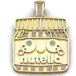Nutella Jar Inspired Pendant