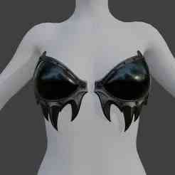 🖤 Obsidian Fang Bra Cups
