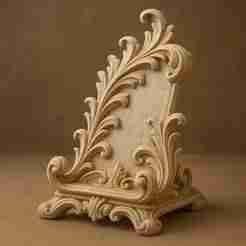 Ornamental Phone Stand STL File