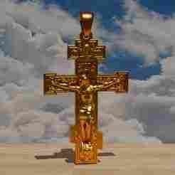 Orthodox Cross Ornament - Adorno Cruz Ortodoxa