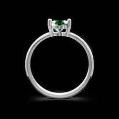 Oval Gemstone Classic Ring