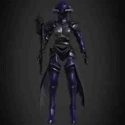Overlord Albedo Full Armor and Axe for Cosplay