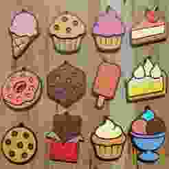 PACK 12 KEYCHAINS / KEYCHAIN ICE CREAMS AND DESSERTS (STL AND 3MF)