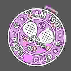 PADLE MEDAL IN THREE COLORS