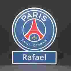 ⚽✨Paris SG Personalized Soccer LED Night Light with Custom Name
