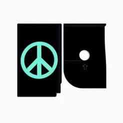 Peace Business Card Holder