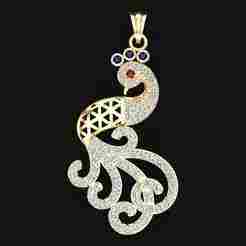 Peacock pendant - Womens pendant - N913338