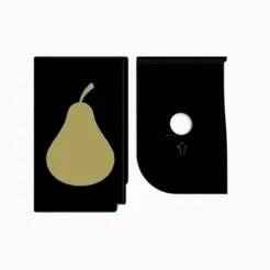 Pear Business Card Holder