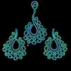 pendant and earring jewelry