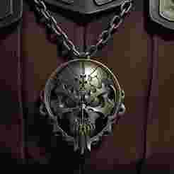 Pendant: Skull Relic of the Machine Cult for cosplay