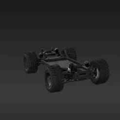 Performance Tube Frame Chassis Upgrade for SCX24 RC Trucks