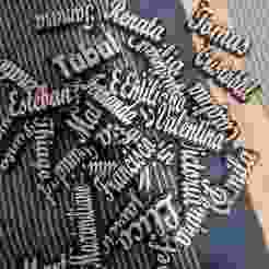 personalized name keychain, agustin,catalina,emilia,antonella,agustina,camila,cristobal