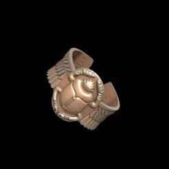 PHARAONIC Egyptian scarab WING BRACELET