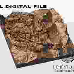Picos de Europa – Topographic Relief – 3D STL Model