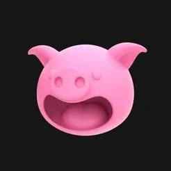 Pig Head Figurine