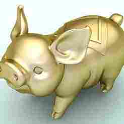 Pig Jewelry - Pig Pendant - N831941