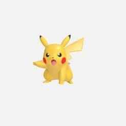 Pikachu - Dynamic Battle Pose 3D Printable Figurine