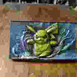 Pikachu 3d relief painting