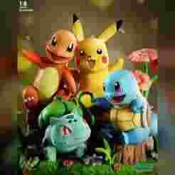 Pikachu Gen 1 Trio - Pokemon