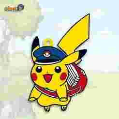 PIKACHU LETTER CARRIER KEYCHAIN
