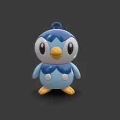 Piplup keychain
