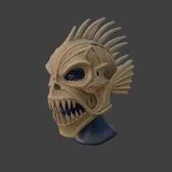 Piranha Skull Helmet