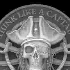pirate coin lightburn laser depthmap cnc