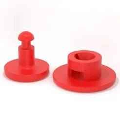 Pivot pin of the Crocs strap
