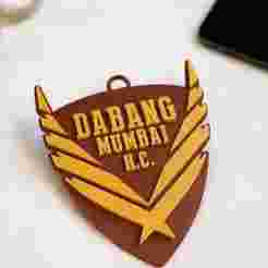 PKL Dabang Delhi K.C keychain badge color printable and renderable