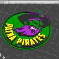 PKL Patna Pirates badge color printable and renderable